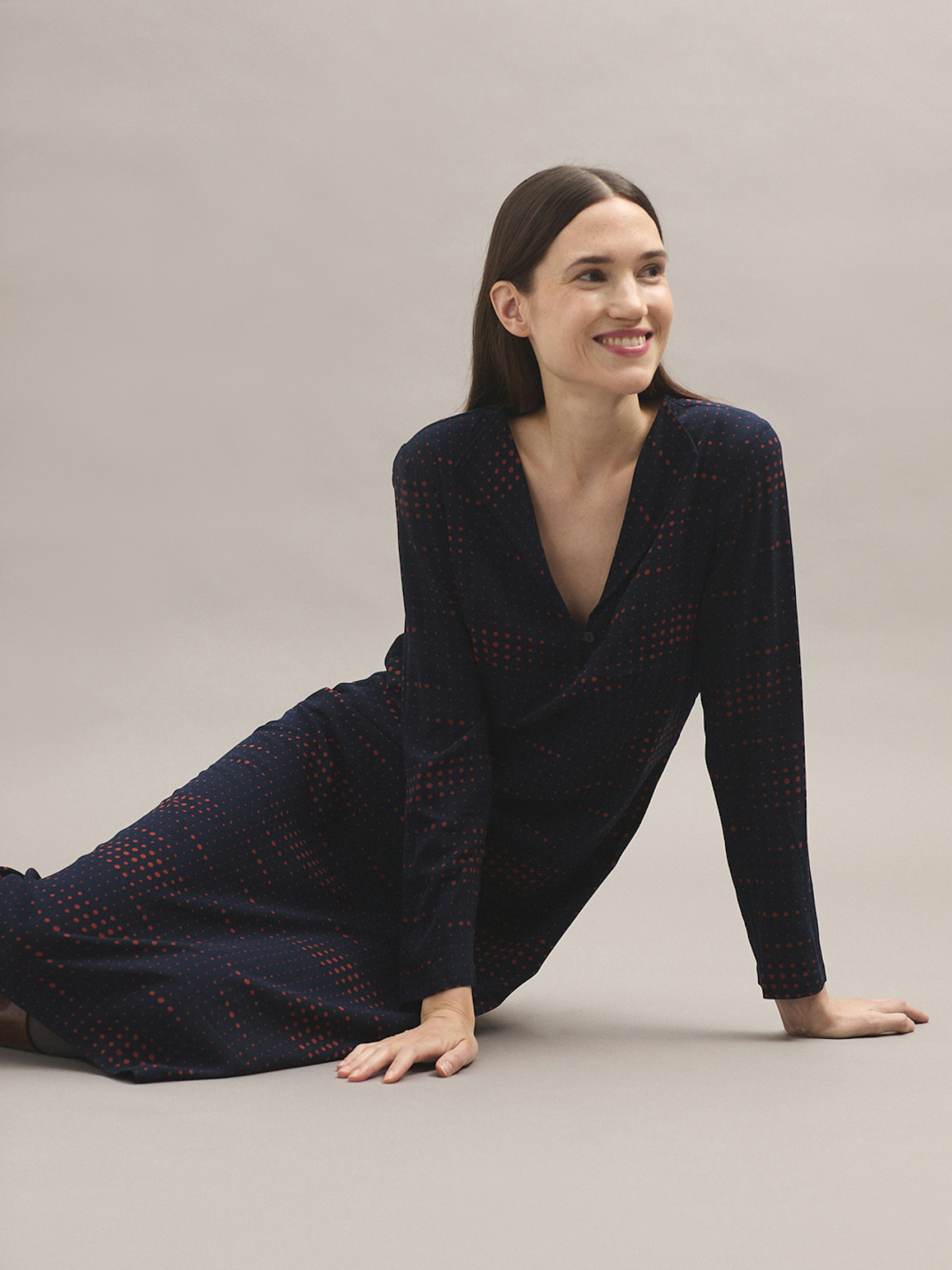 Scale Dots long dress