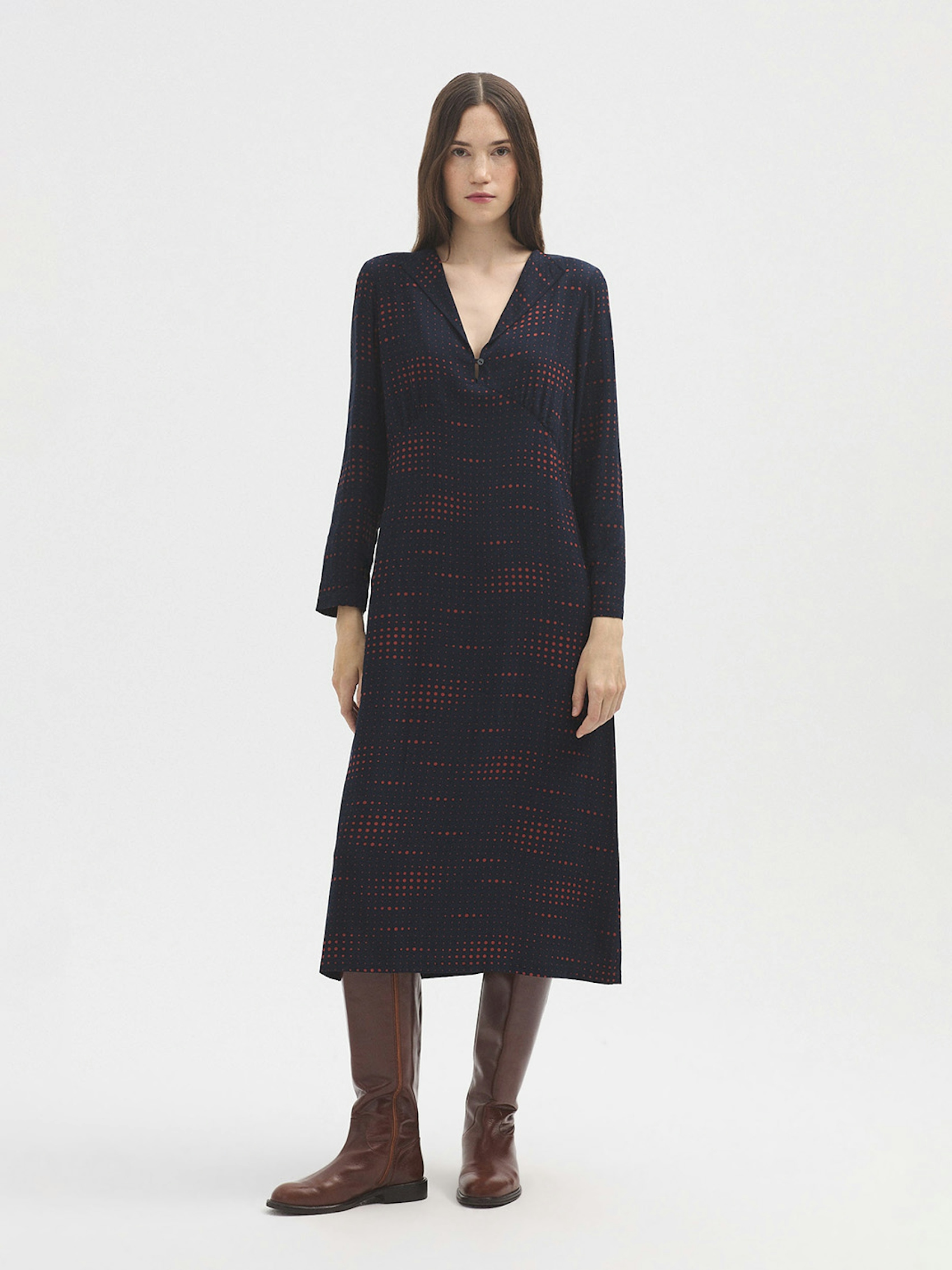Scale Dots long dress