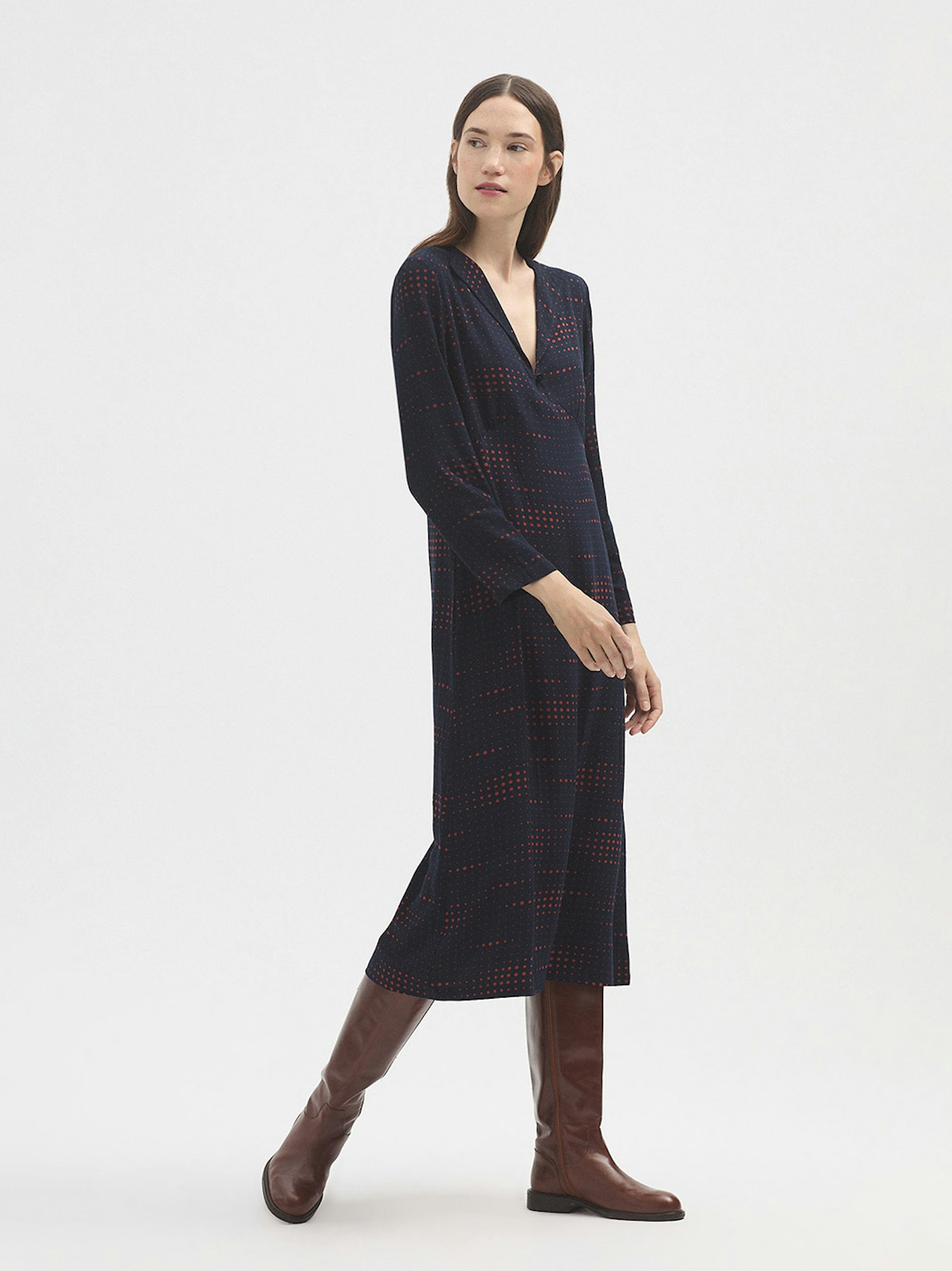 Scale Dots long dress