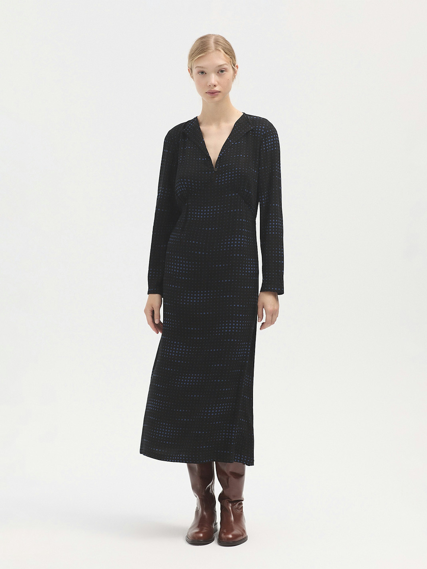 Scale Dots long dress