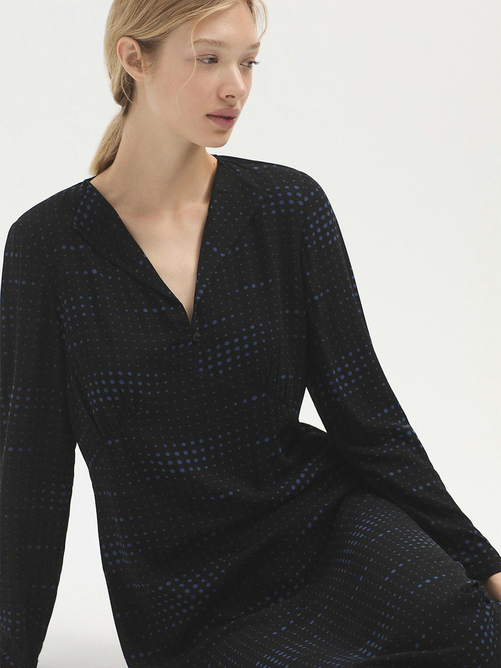 Scale Dots long dress
