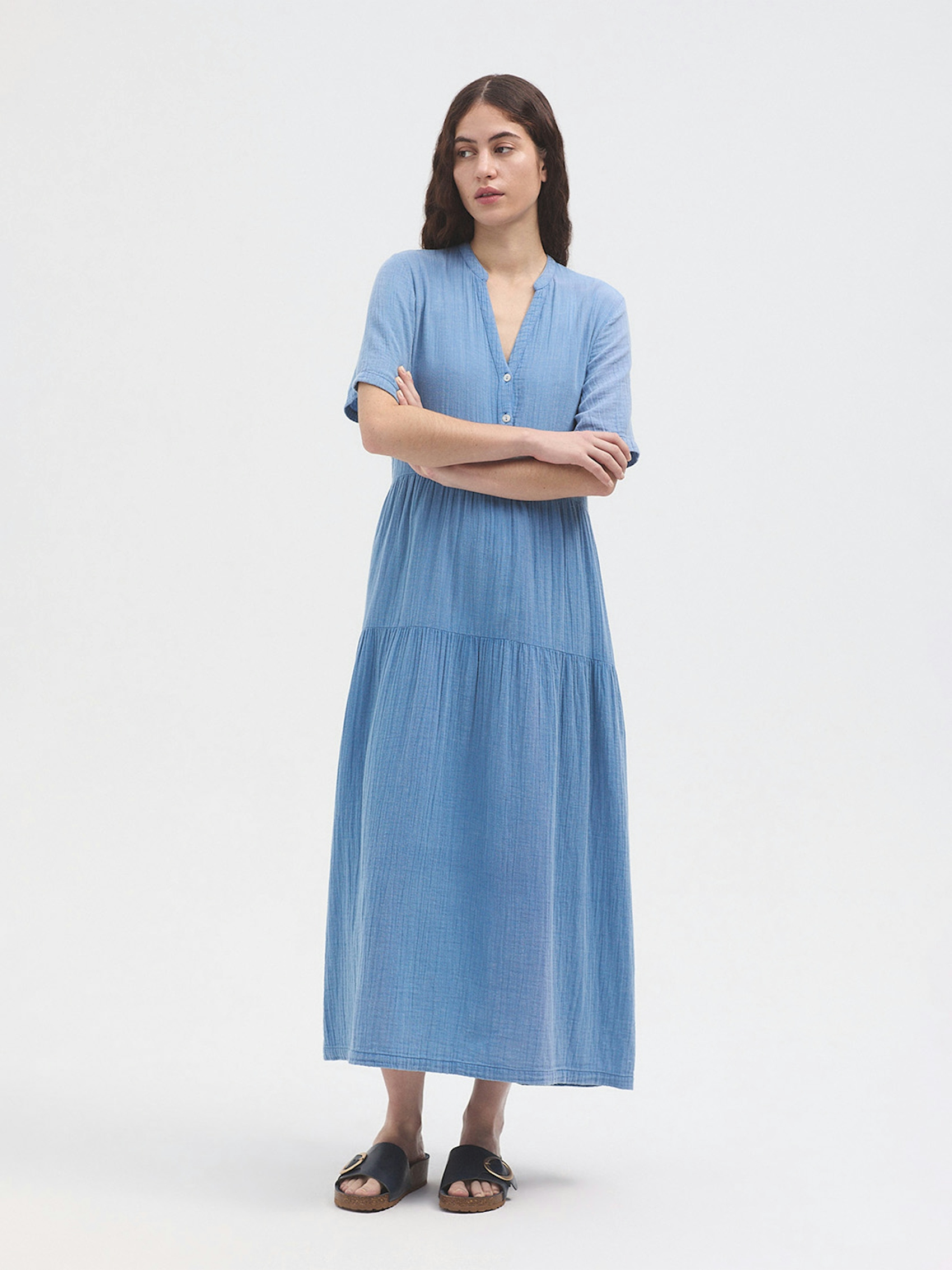 Robe longue coton
