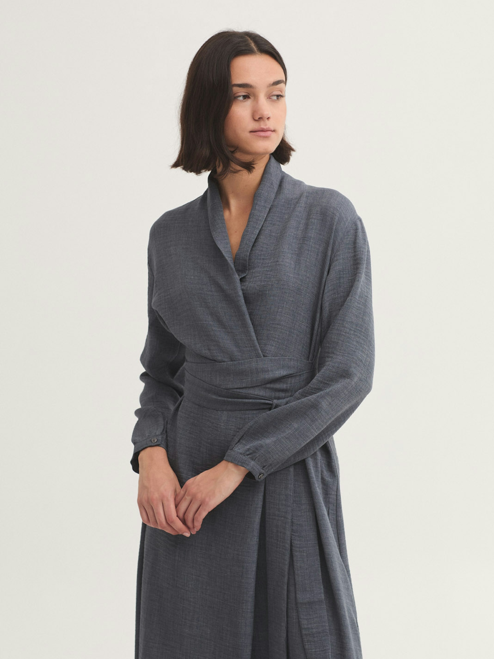 Long sleeve midi dress