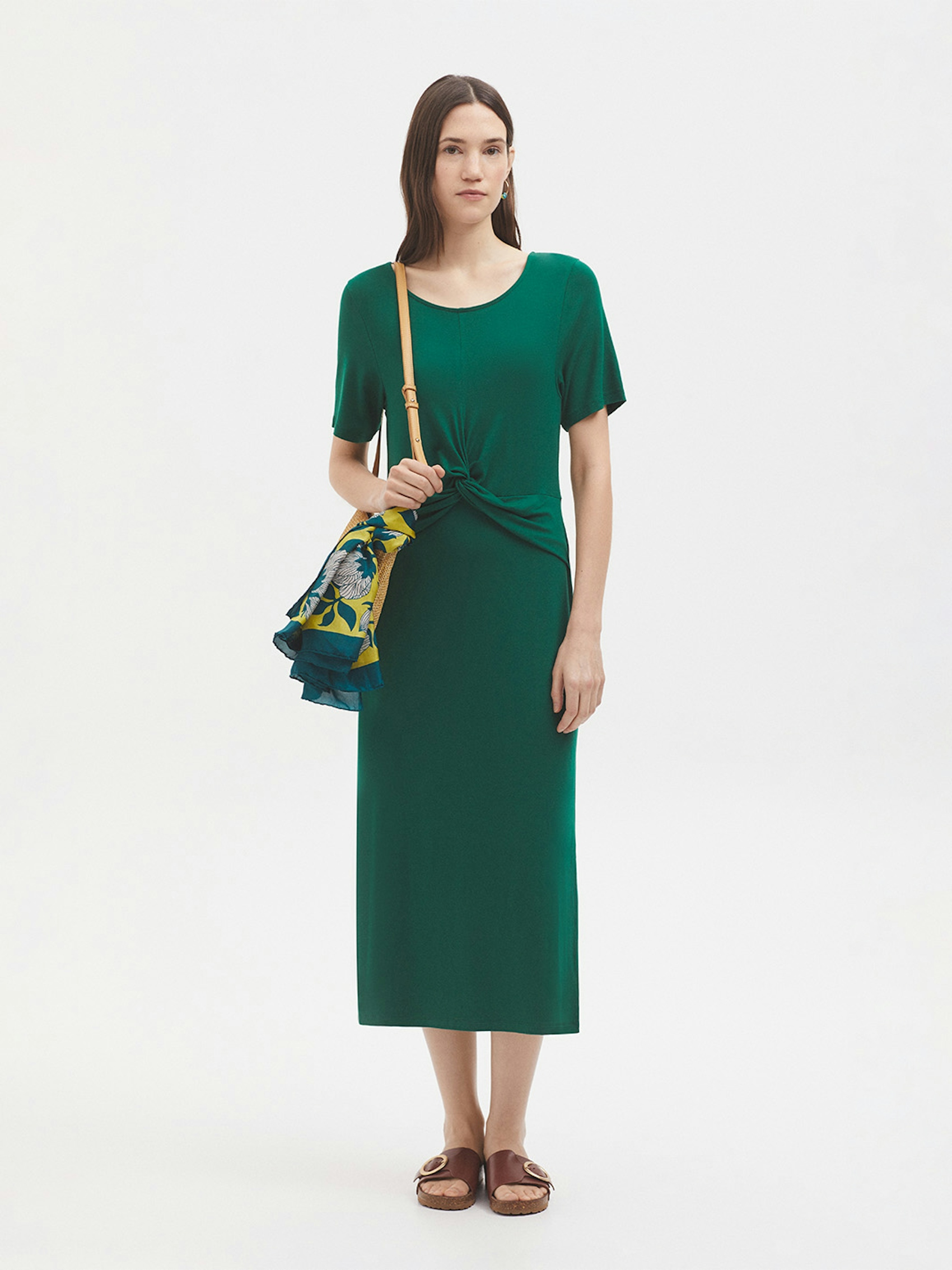 Knot midi dress