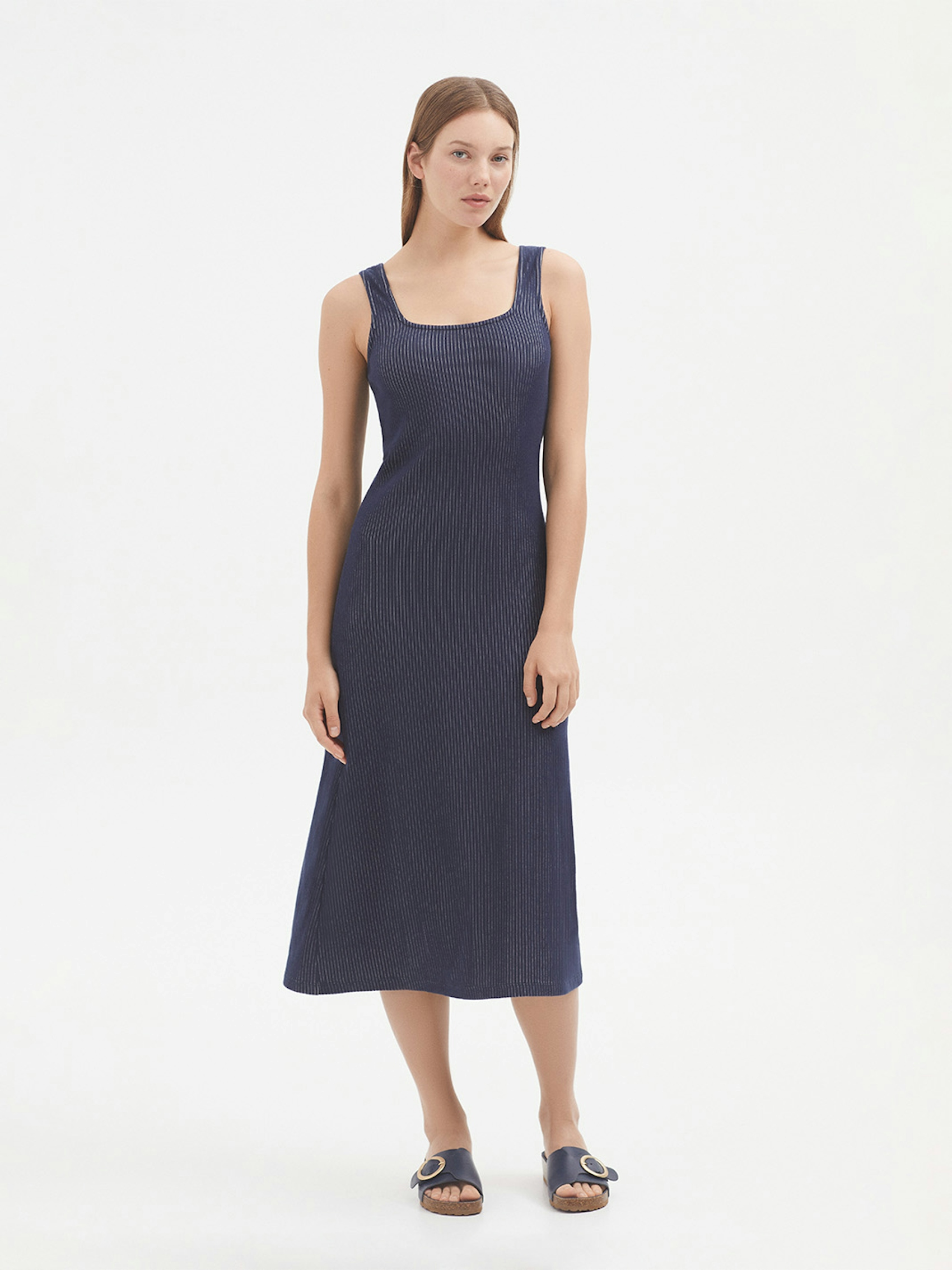 Vestido raya diplomática