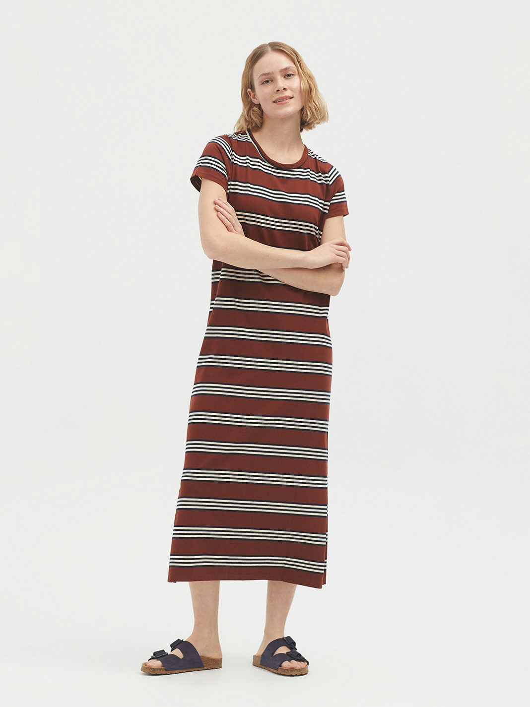 Striped Apiculture dress