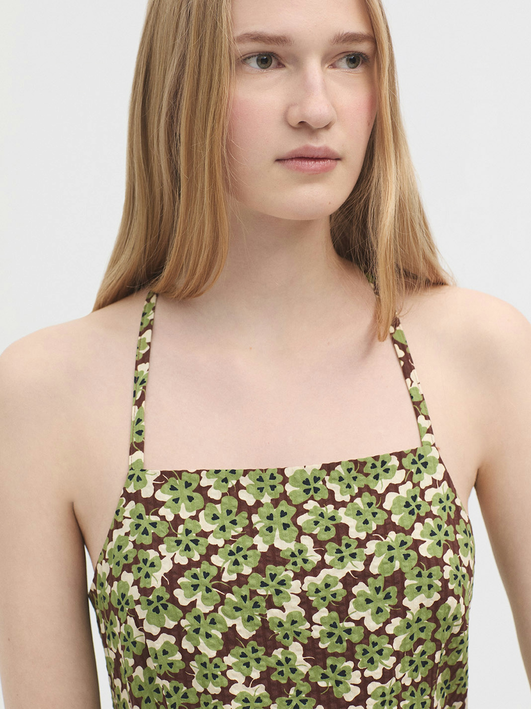 Vestido seersucker Lucky Clover