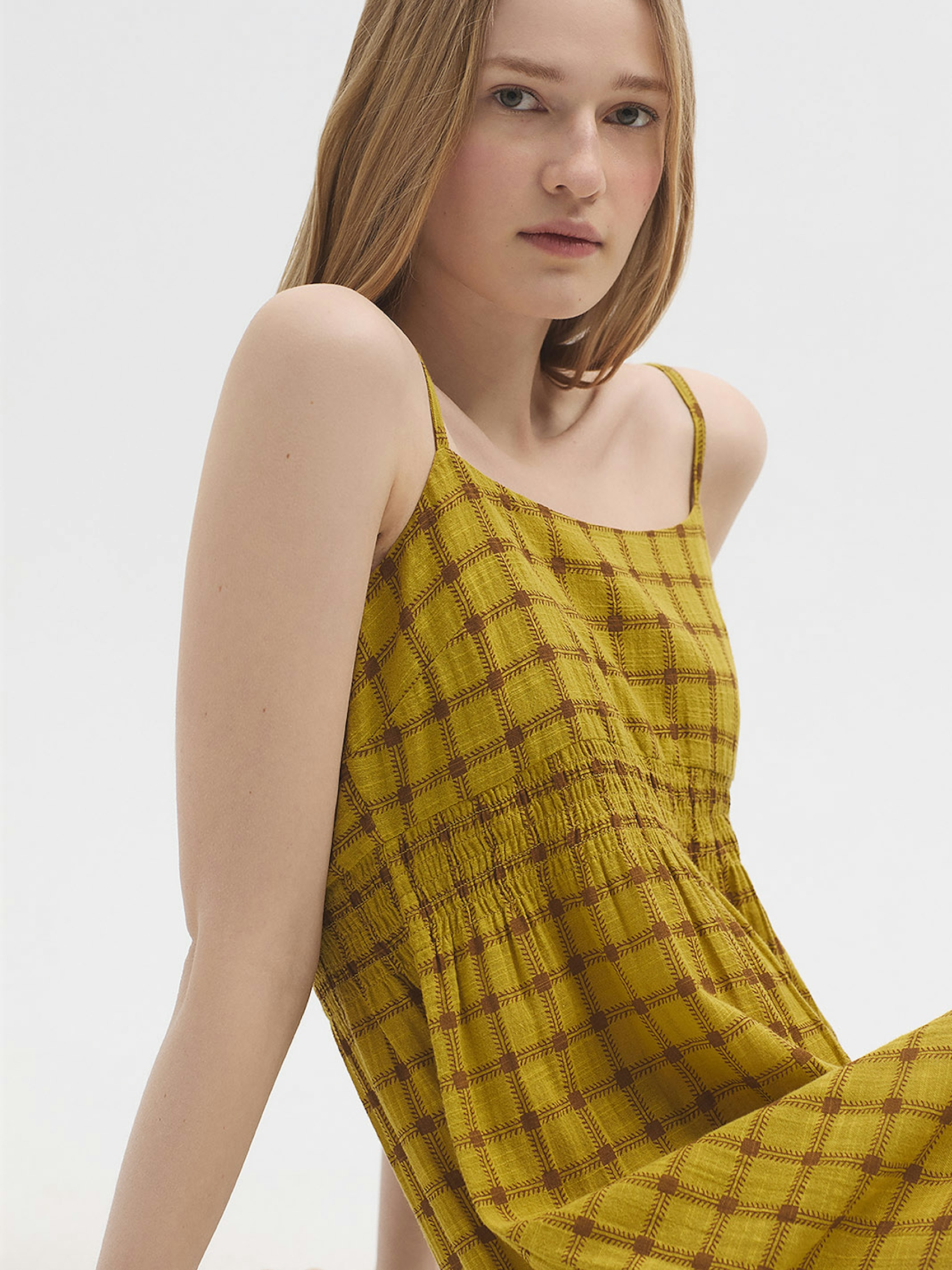 Vestido tirantes Garden Checks