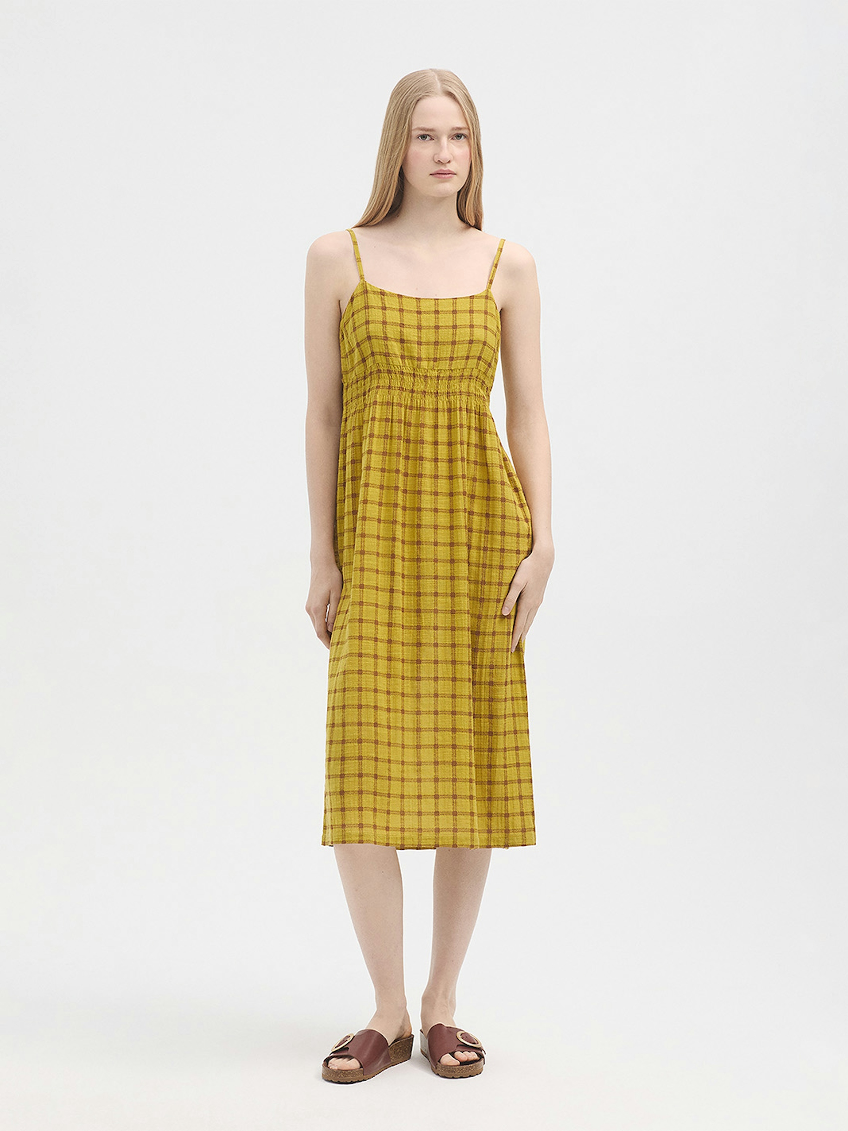 Vestido tirantes Garden Checks