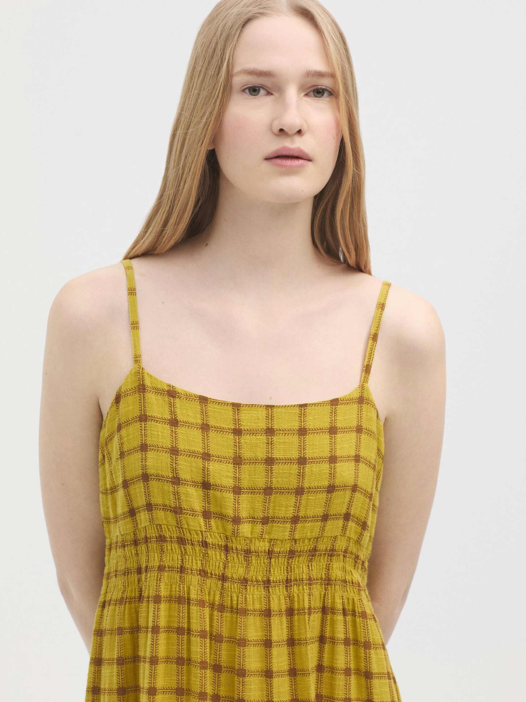 Vestido tirantes Garden Checks