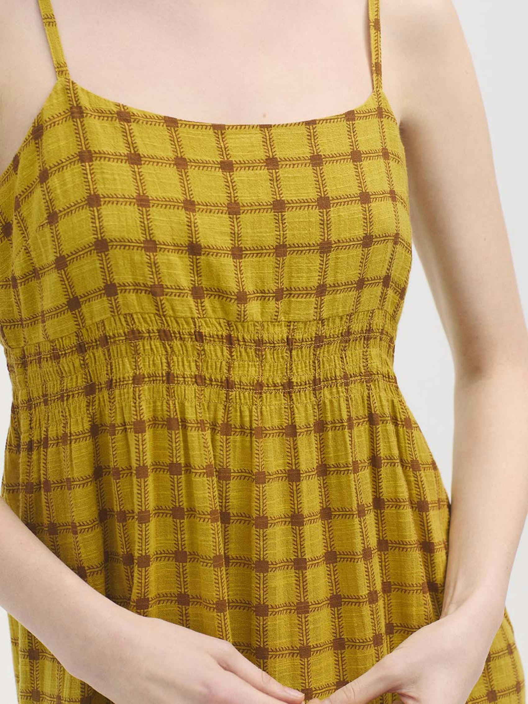 Vestido tirantes Garden Checks