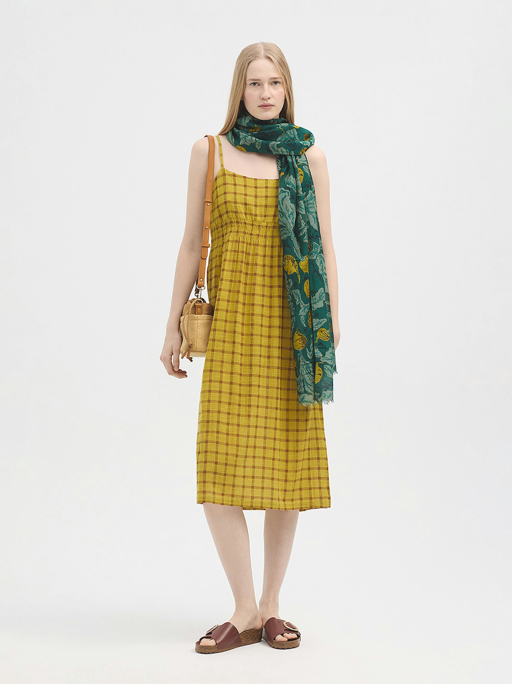 Vestido tirantes Garden Checks