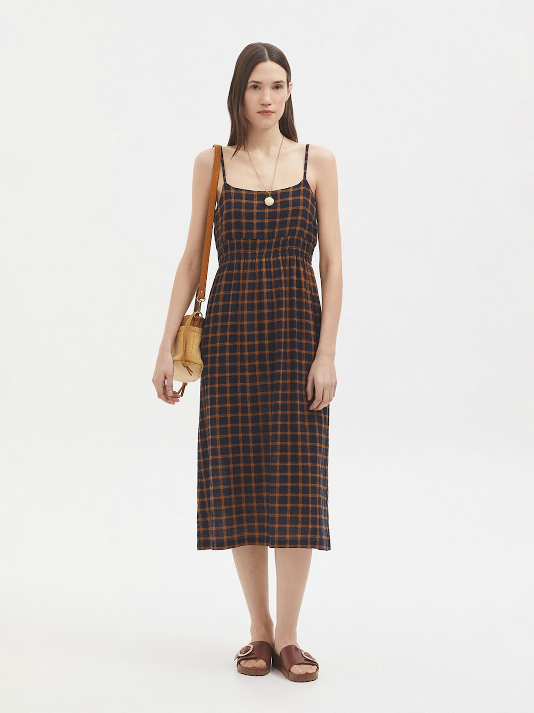 Vestido tirantes Garden Checks