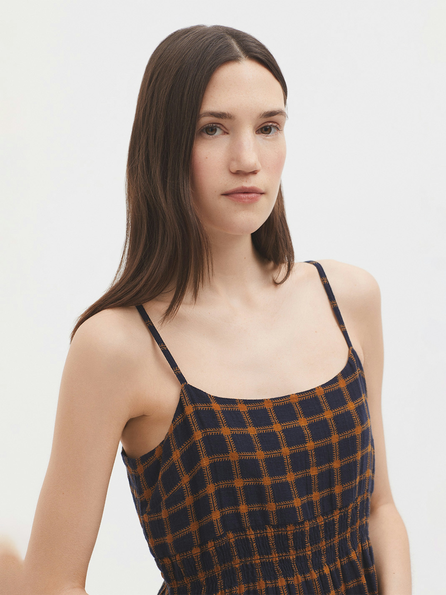 Vestido tirantes Garden Checks