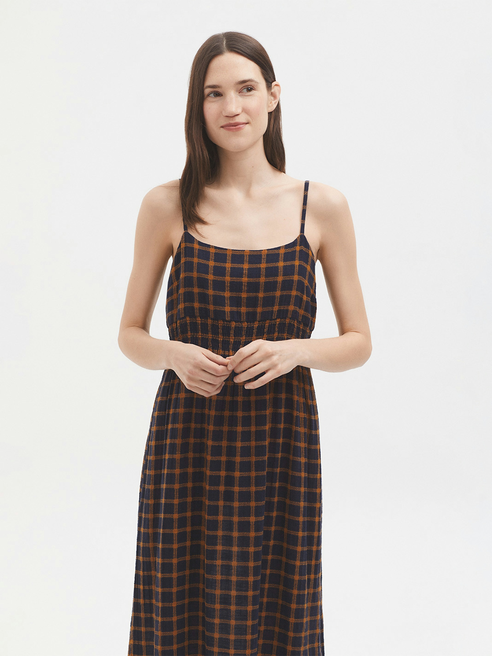Vestido tirantes Garden Checks