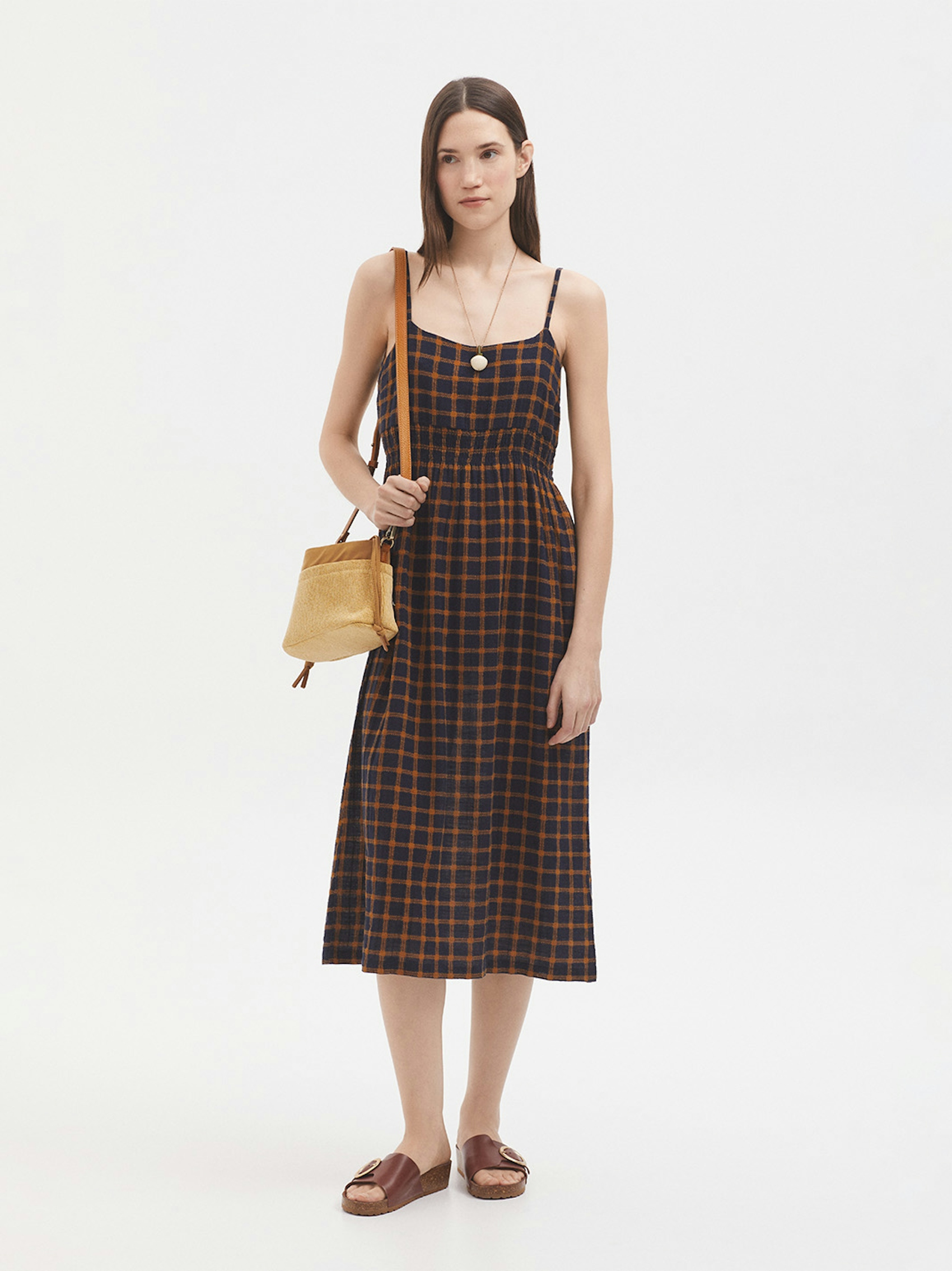 Vestido tirantes Garden Checks
