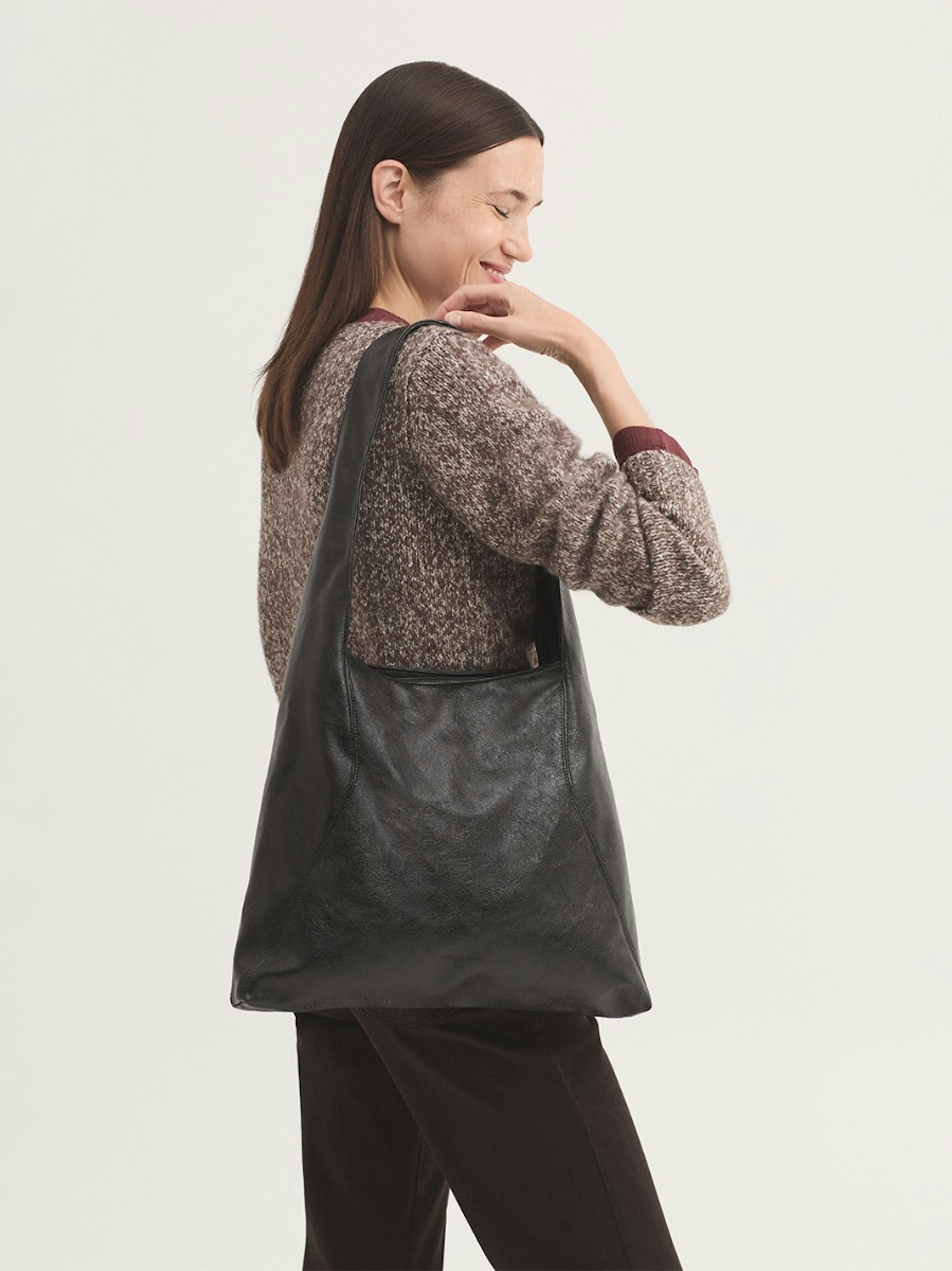 Bolso shopper trapecio