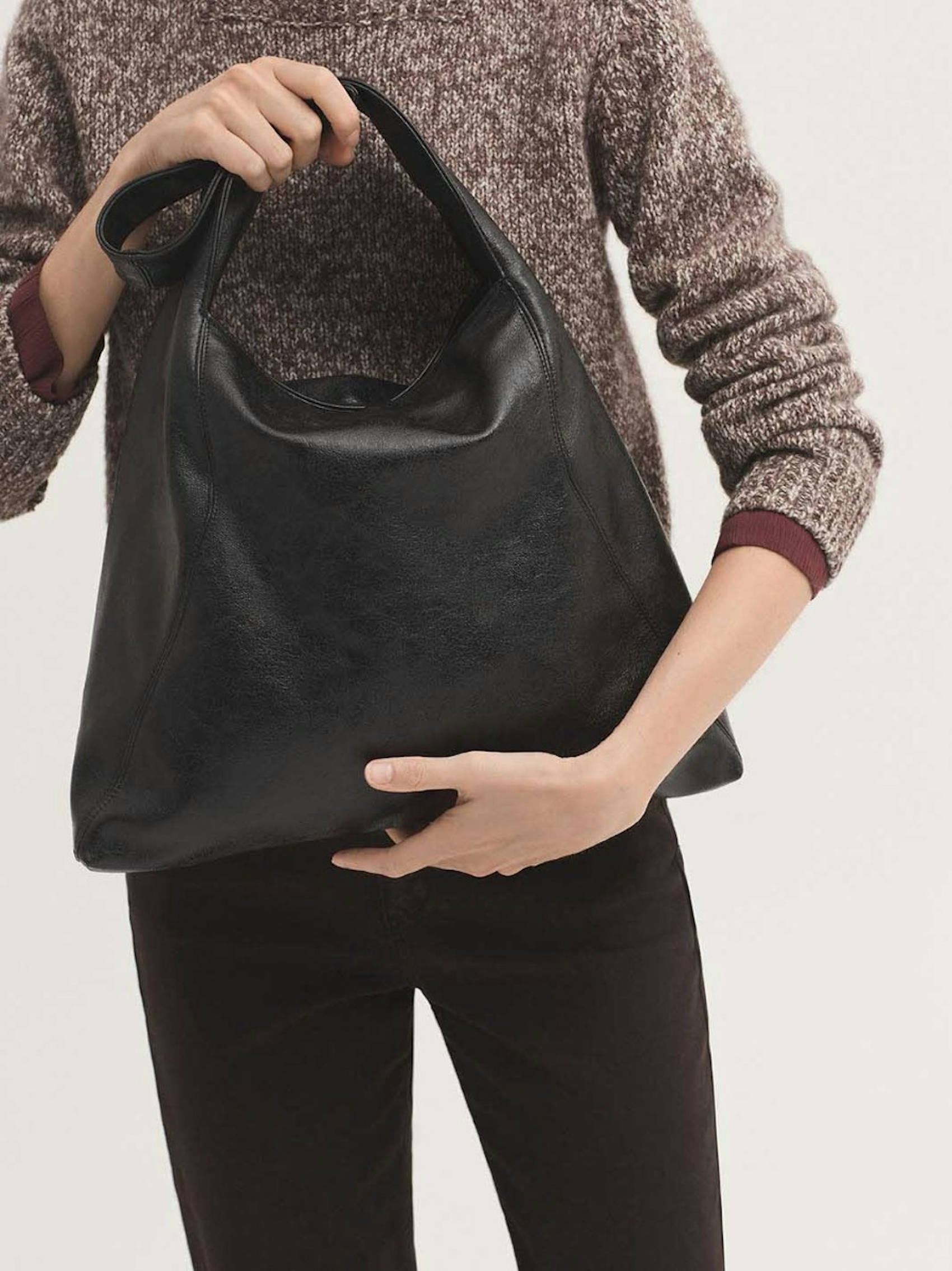 Bolso shopper trapecio