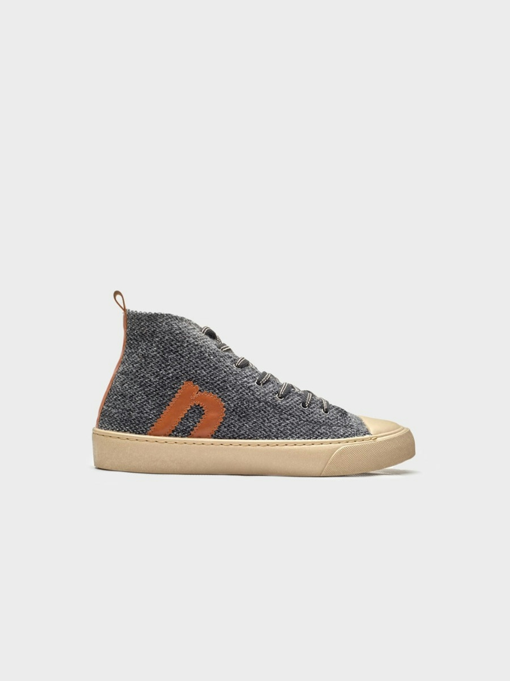 High top wool trainers 0