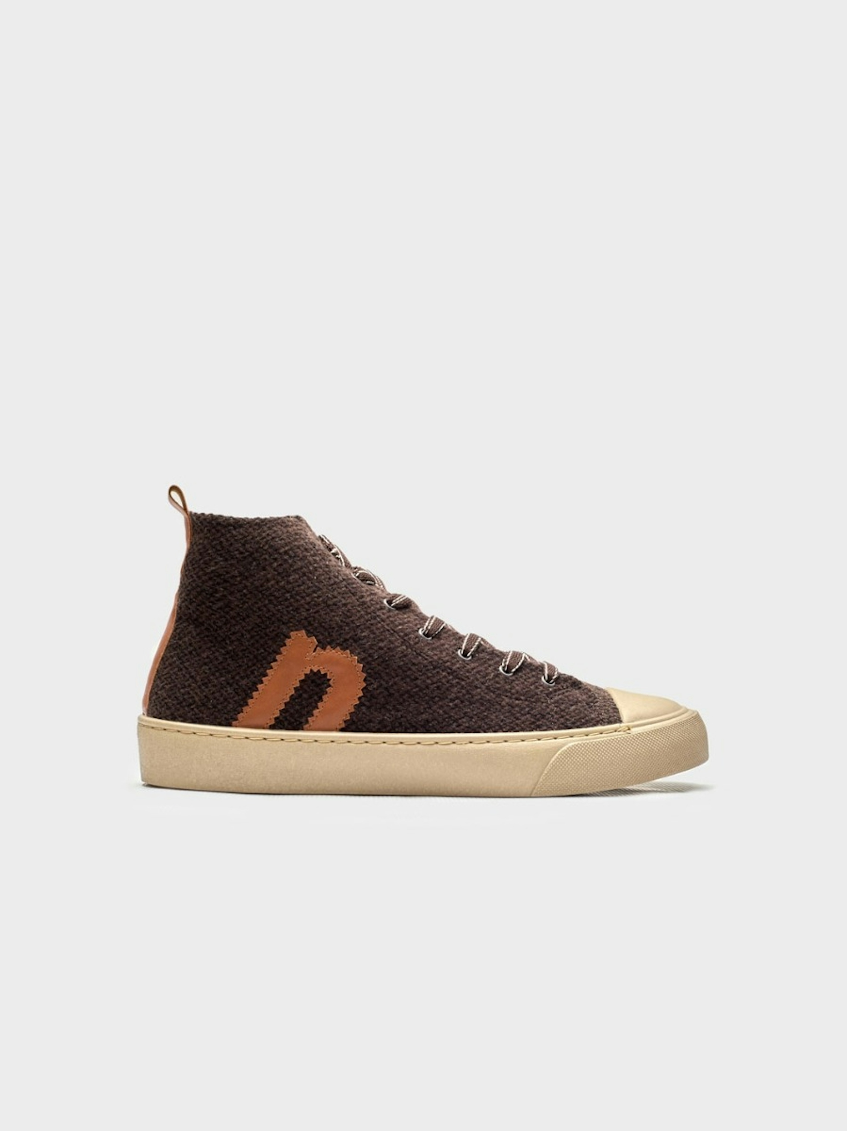 High top wool trainers 0