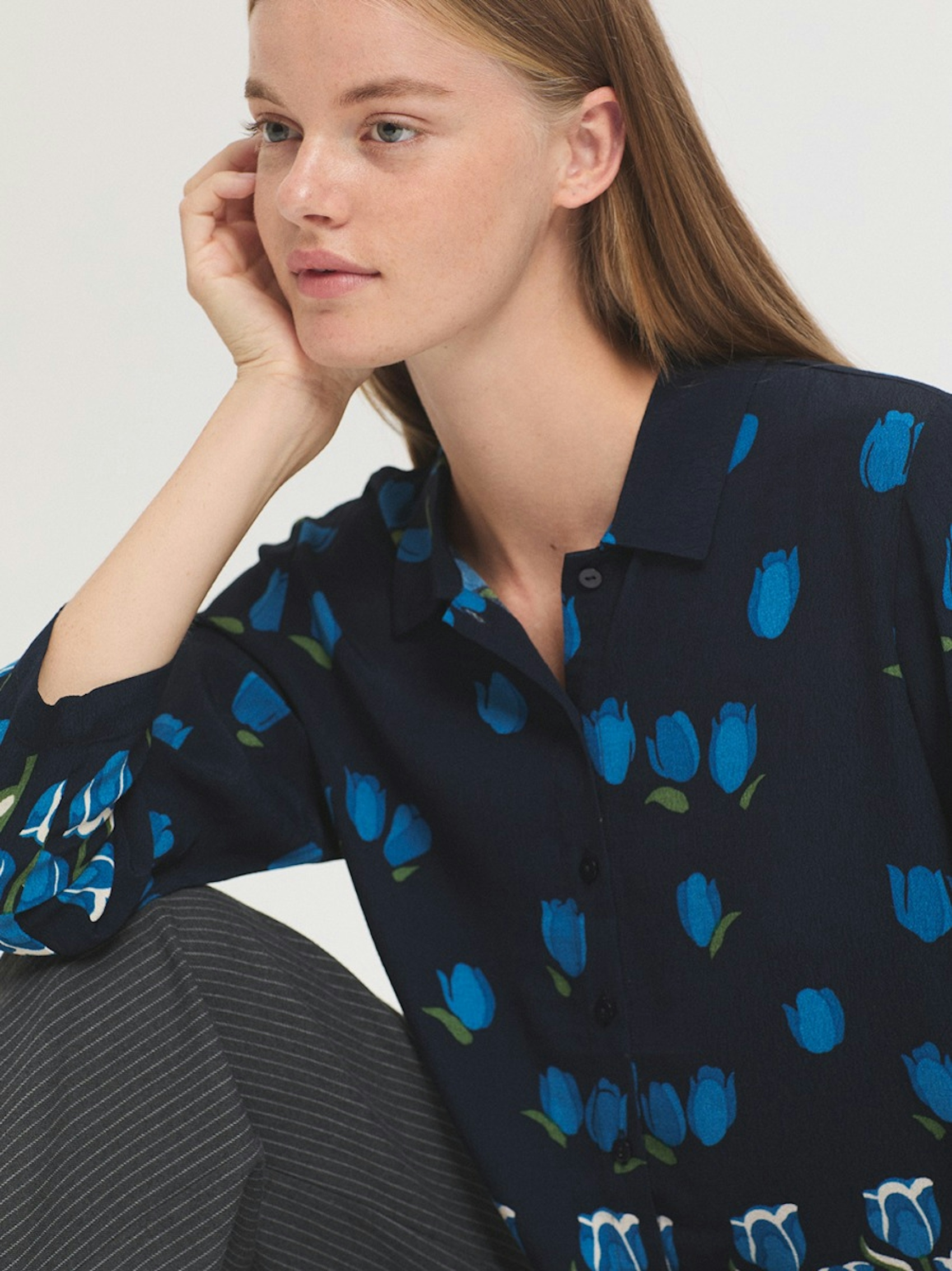 Camisa Tulips panneau